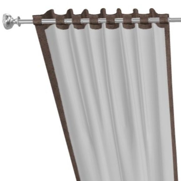 63"x54" Textural Boucle Light Filtering Curtain Panel - Threshold™ [108] - Picture 3 of 4